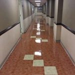 Hospital floor cleanup