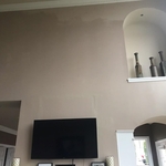 Before Drywall Touch Up and Paint