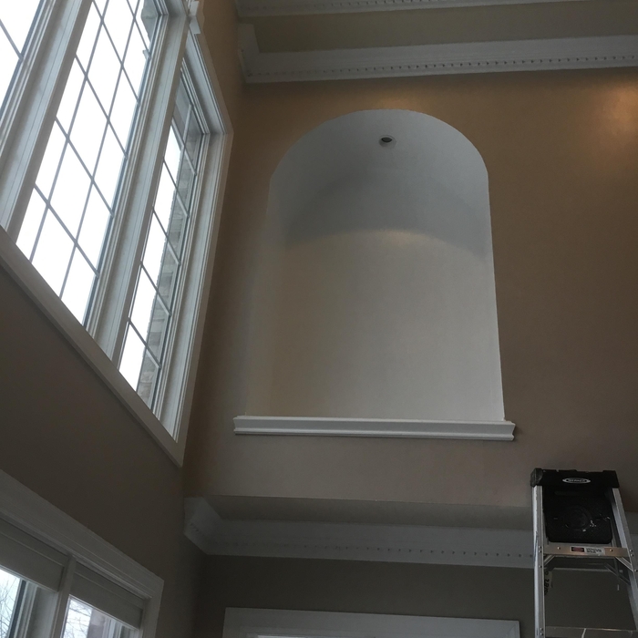 After Drywall Touch Up and Paint