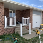 Porch railing complete