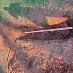 Leach line piping