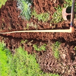 Leach Line Piping installed