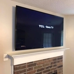 Tilt Mounted TCL Roku Tv