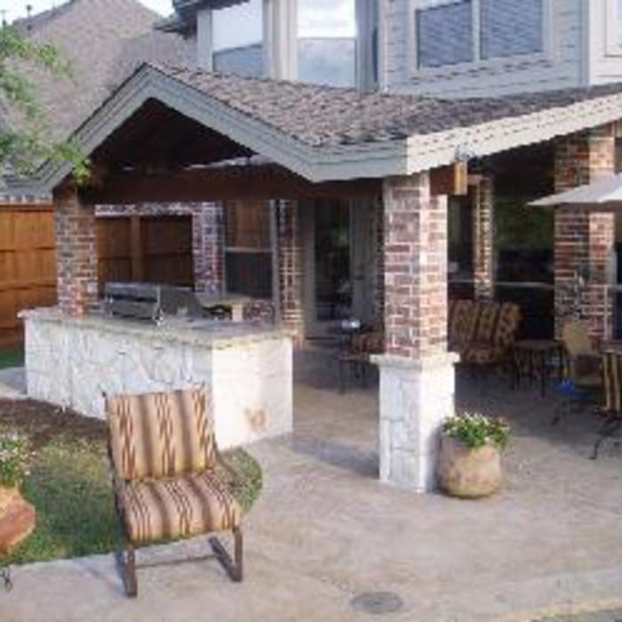 Patio Cover & Kitchen