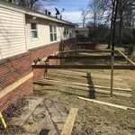 Substructure framing in progress