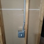 Wires in pipe