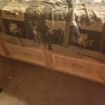 Bed with drawers