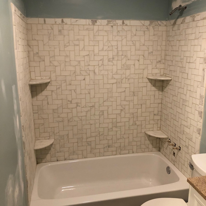 New Shower Surround