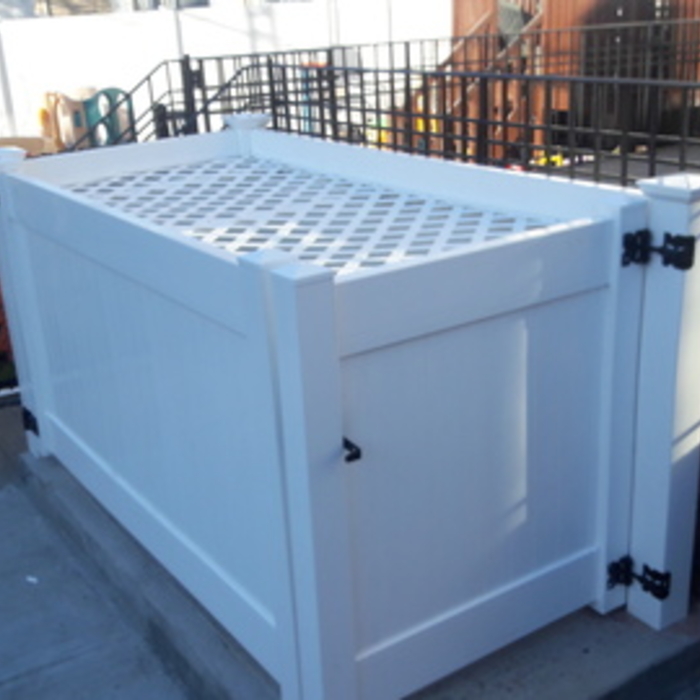 Custom generator enclosure with opening sides