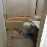 Guest Bath in a mobile home