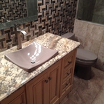 vanity and walls detail