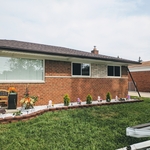 Asphalt Roof and Seamless Gutters