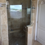 frameless Taurus glass shower door