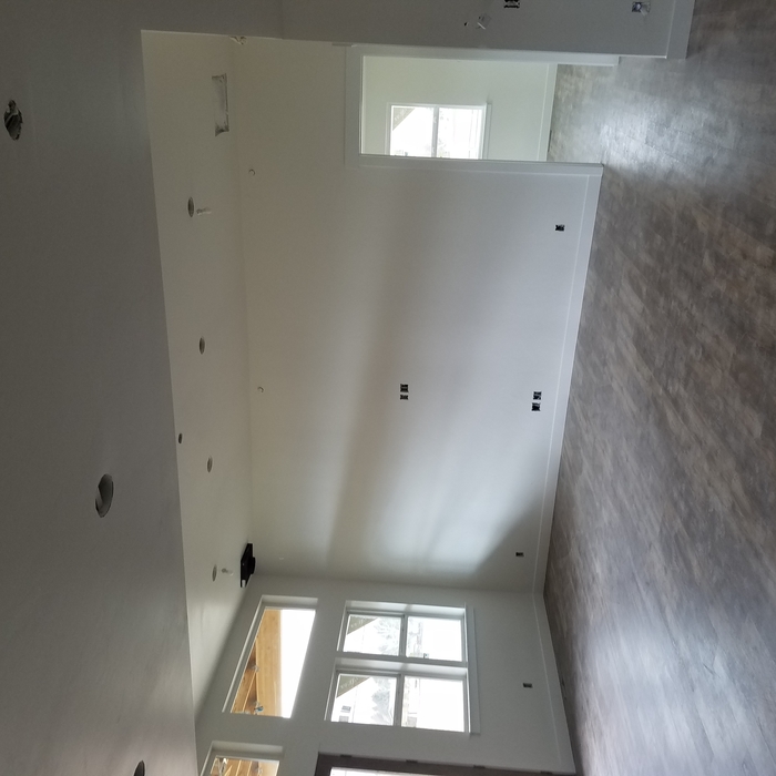 Trim and walls and door