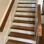 stair treads and railing