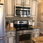 Cabinets re-paint / Granite install