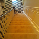 Carpeting steps and stairs
