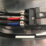 Panel in process of being wired
