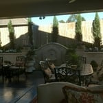 Outdoor living area we designed and built.