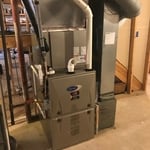 96%afue gas furnace and ac installation