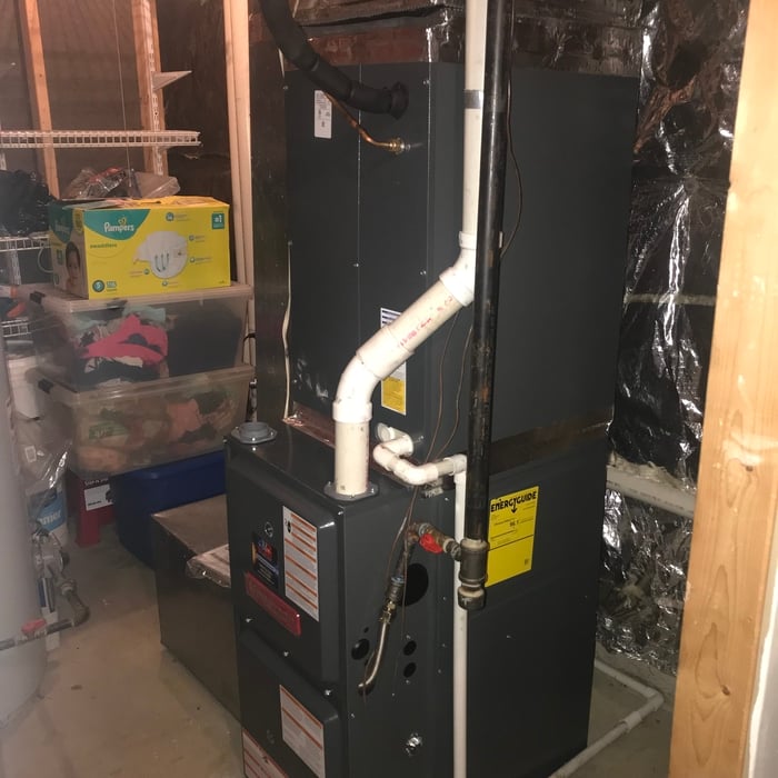 96%afue and ac installation