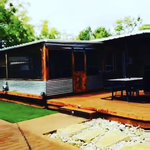 Enclosed Rustic Patio