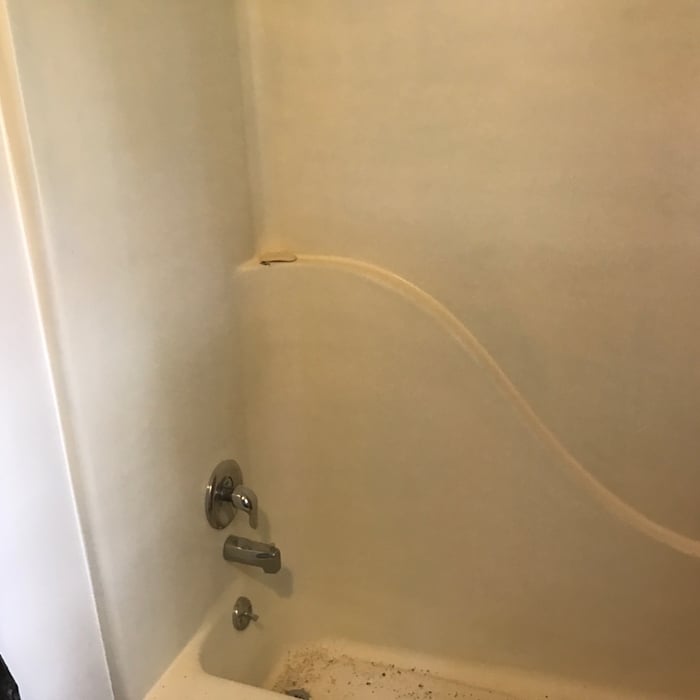 Tub/Shower remodel before
