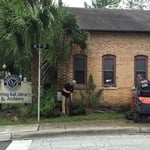Digging holes for pier locations