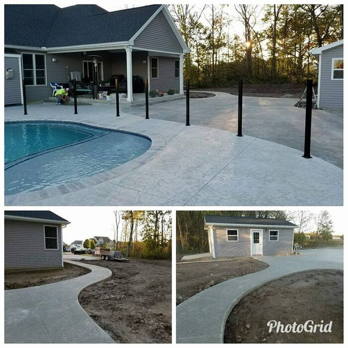 Stamped Pool Deck
