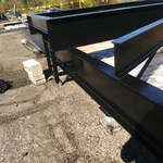 Metal beams finish paint