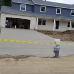 Driveway and porch