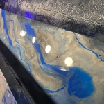 metallic countertop