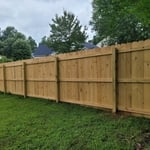 Back side of Privacy Fence