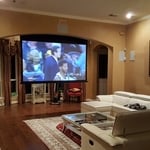 MOTORIZED PROJECTORSCREEN