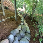 Christmas Lake Retaining Wall