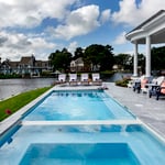 Classic Pool With Spa Combo