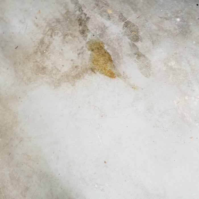 Old epoxy floor
