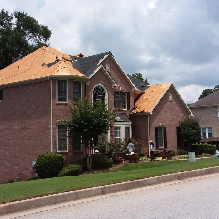 Roof Replacement in Progress