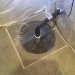 Sealing sump pump