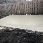 Color Dyed Stamped Concrete Patio