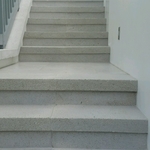 Back balcony and stairs