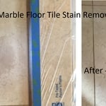 Marble Floor Tile Stain Removal