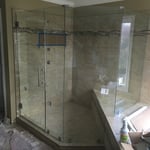 Angled Shower Door