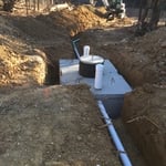 Concrete 1000 Gallon Septic Tank Installation