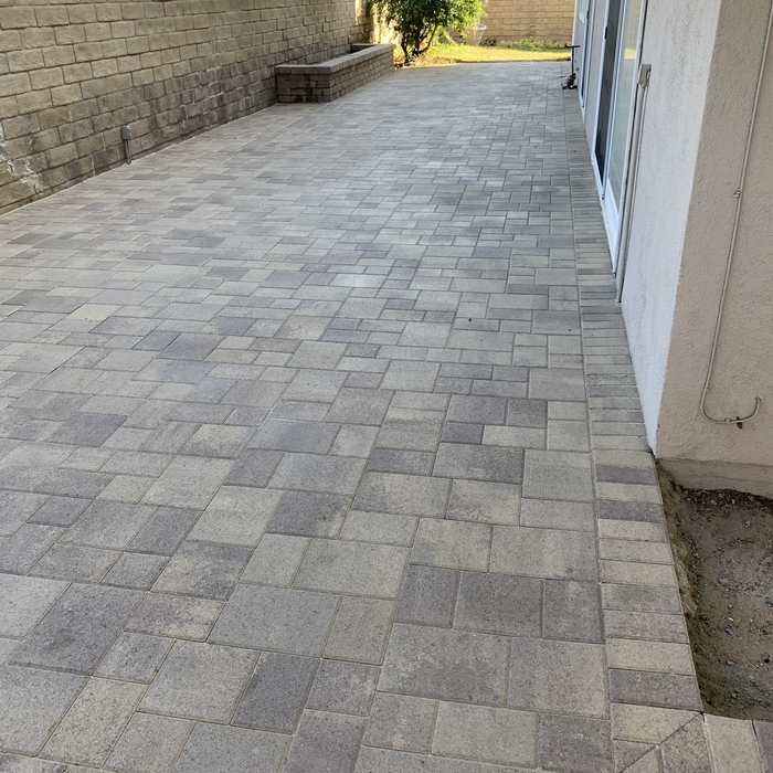 Sand stone mocha pavers
