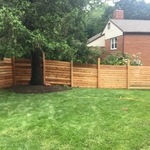 Horizontal Cedar Fence