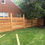 Horizontal Cedar Fence