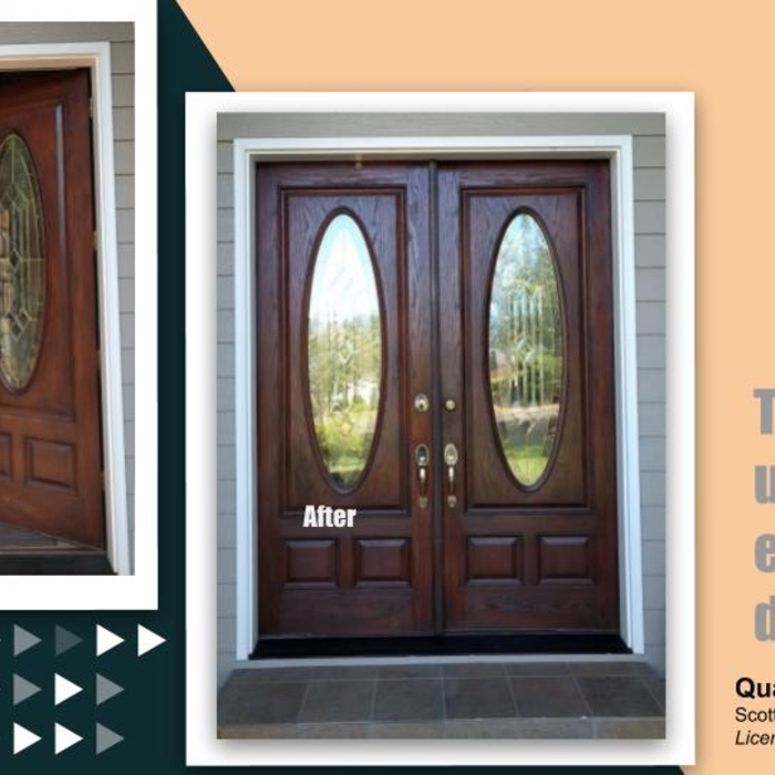 Touching up an Entry Door