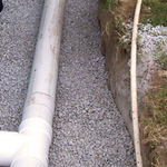 Gutter drainage system