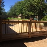 New Deck. Cedartone treated.